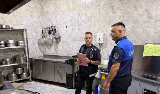 Zabıta ve Sağlık ekipleri ortak denetim yaptı
