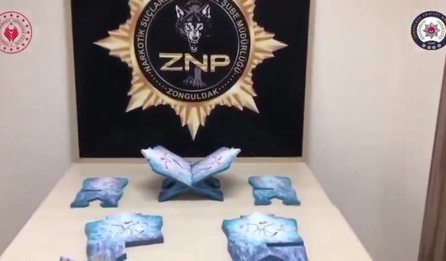 Zonguldak’ta şoke eden operasyon, 14 kilo uyuşturucuyu rahleye saklamışlar