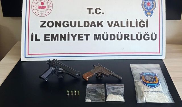 Zonguldak’ta uyuşturucu operasyonunda 1 kişi tutuklandı