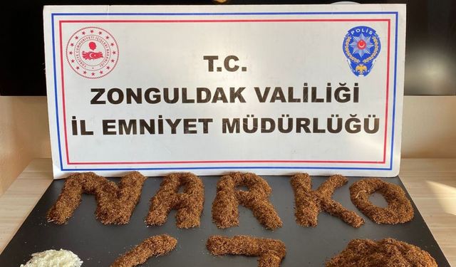 Zonguldak’ta uyuşturucu operasyonunda 2 tutuklama