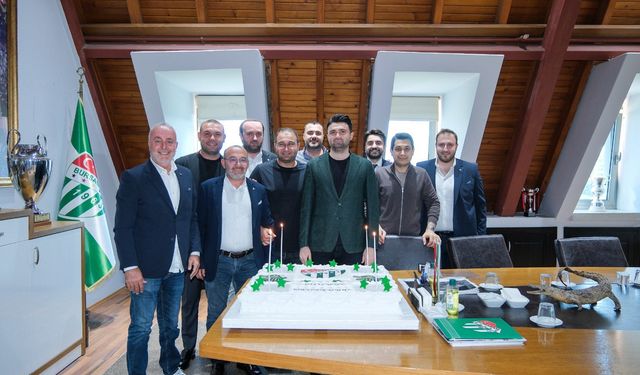 Başkan Enes Çelik’e sürpriz!