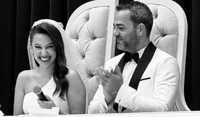 Sunucu Gözde Şeker ile Oyuncu Kerem Fırtına evlendi