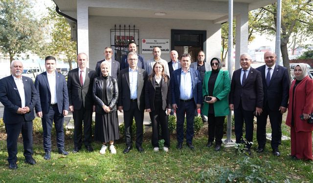 Başkan Erkan Aydın’dan Altınova Mahallesi'ne ziyaret