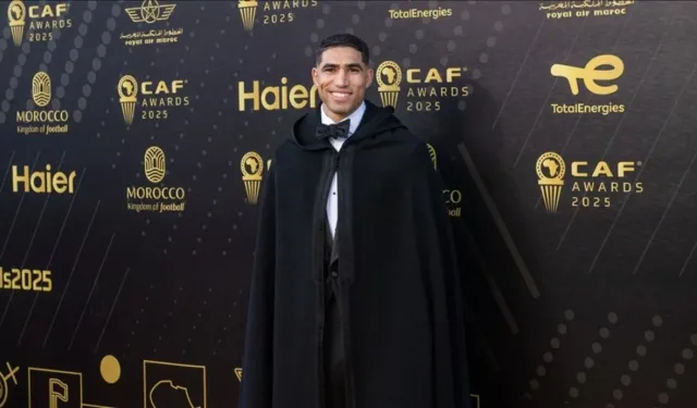 Afrika'da yılın futbolcusu Achraf Hakimi
