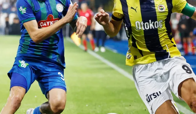 Fenerbahçe, Rizespor'un konuğu oluyor