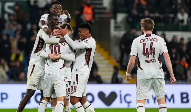 Trabzonspor seriyi 8 maça çıkardı