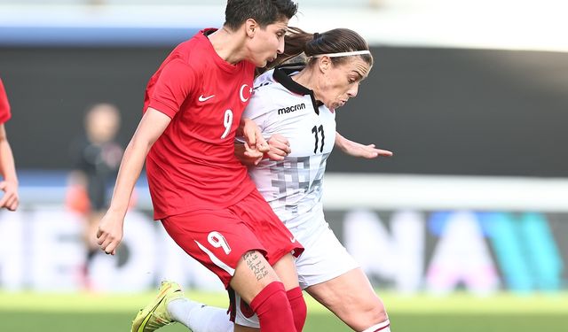 A Milli Kadın Futbol Takımı, hazırlık maçında Arnavutluk ile berabere kaldı