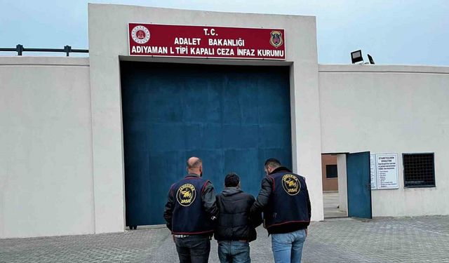 Adıyaman 13 yıl hapis cezası bulunan şahıs yakalandı