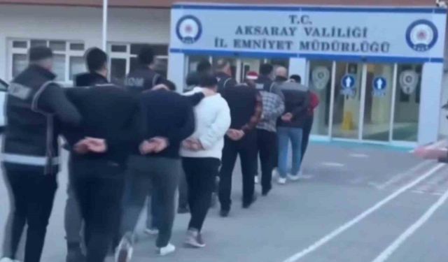 Aksaray’da FETÖ/PDY operasyonu: 10 gözaltı, 1 tutuklama