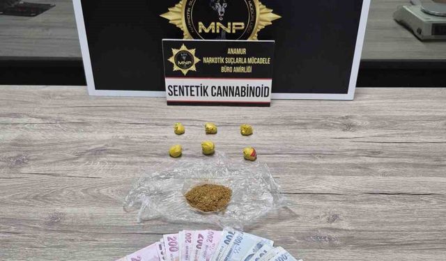 Anamur’da uyuşturucu taciri yakalandı