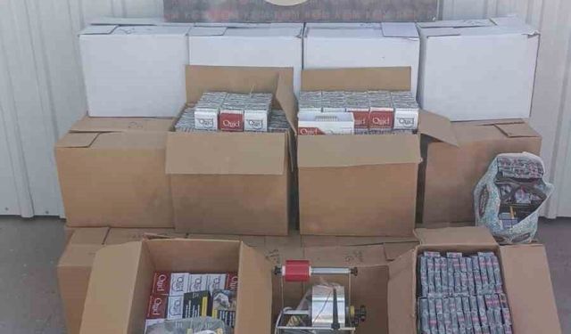 Aydın’da kaçak sigara operasyonu: 260 bin dolu makaron ele geçirildi