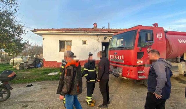 Babaeski’de ev yangını: 1 ölü, 1 yaralı