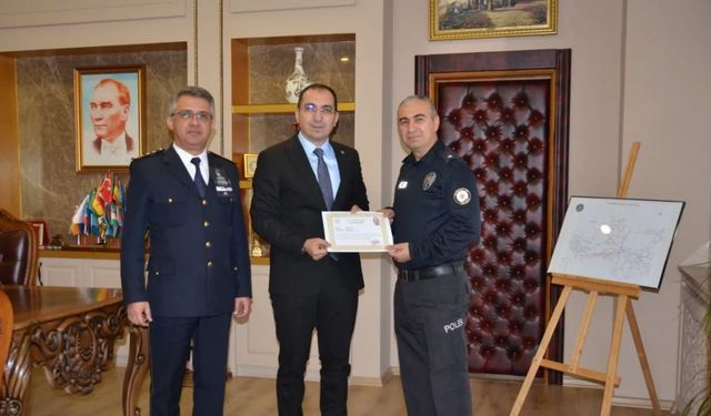 Başarılı polise teşekkür ve tebrik