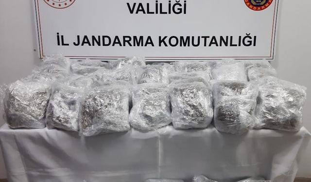 Bavulların içerisinden yaklaşık 17 kilogram uyuşturucu çıktı