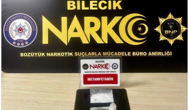 Bilecik’te 1 kişinin üzerinden uyuşturucu madde çıktı