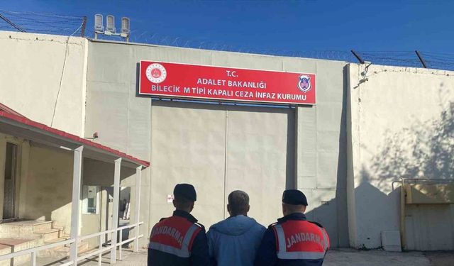 Bilecik’te 3 yıl 9 ay hapis cezası bulunan şahıs jandarma tarafından yakalandı