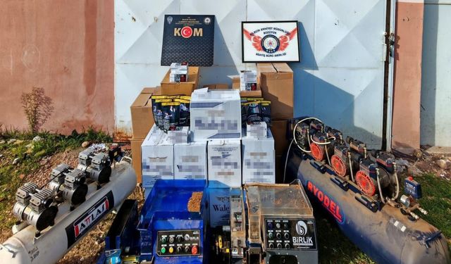 Bilecik’te 98 bin makaron ele geçirildi