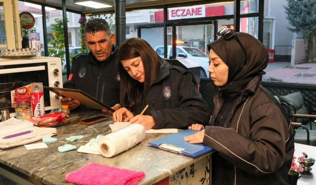Erzincan’da kafeterya ve tatlı üretim yerlerine zabıta denetimi