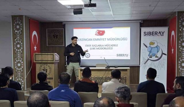 Erzincan’da KYK öğrencilerine siber farkındalık semineri