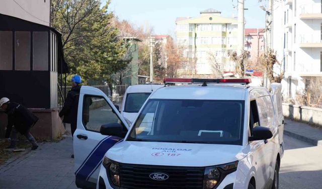 Erzurum’da doğal gaz paniği