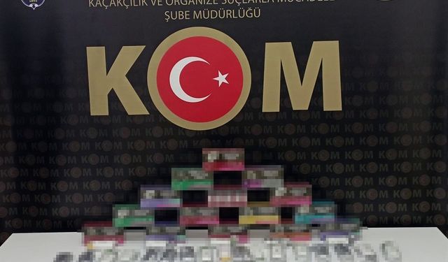 Erzurum’da kaçak sigara operasyonu
