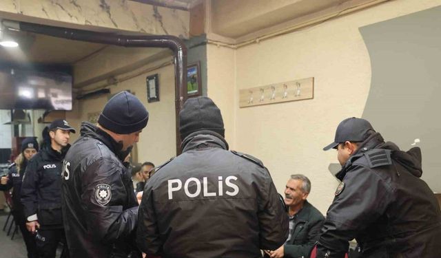 Erzurum’da polis 134 şahsı yakaladı