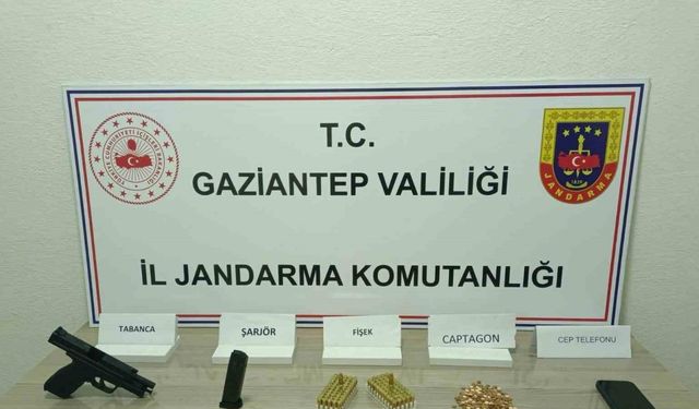 Gaziantep’te 200 adet captagon hap ele geçirildi: 1 şahıs tutuklandı