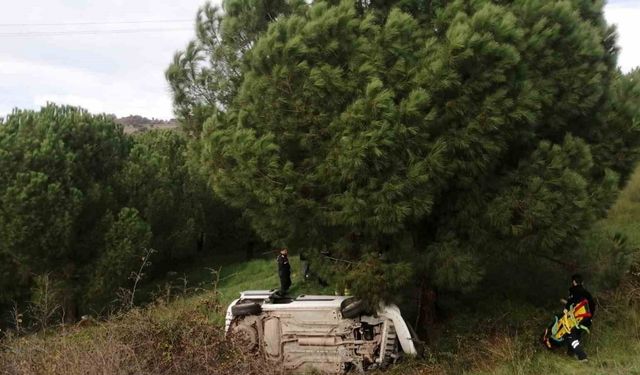 Gönen-Biga yolunda trafik kazası: 3 yaralı