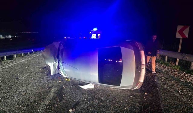 Gönen’de trafik kazası: 2 kişi hafif yaralandı