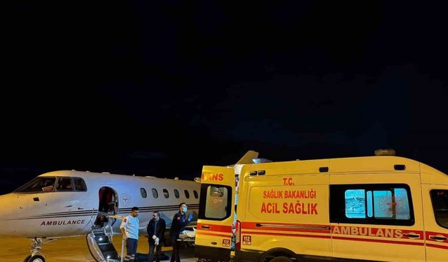 Hava ambulansı 11 yaşındaki çocuk için havalandı