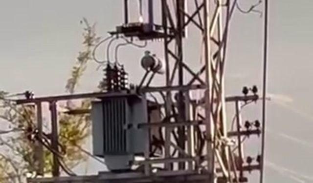 Iğdır’da elektrik trafosunda yangın paniği