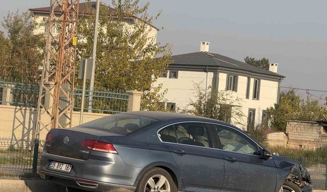 Iğdır’da maddi hasarlı trafik kazası