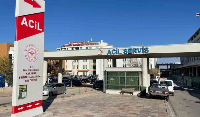 Karaman’da motosiklet kazası: 1 yaralı