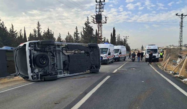 Kilis’te iki araç çarpıştı: 4 yaralı
