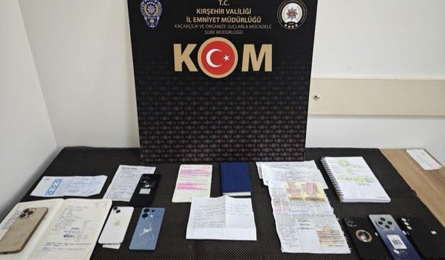 Kırşehir’de tefecilik operasyonu: 7 şüpheli yakalandı