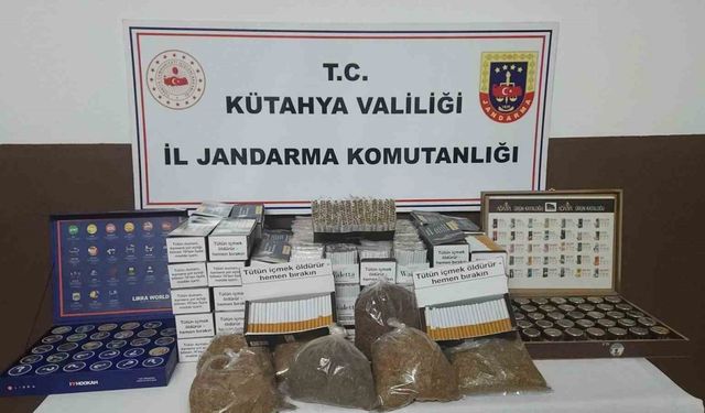 Kütahya’da kaçak tütün operasyonu