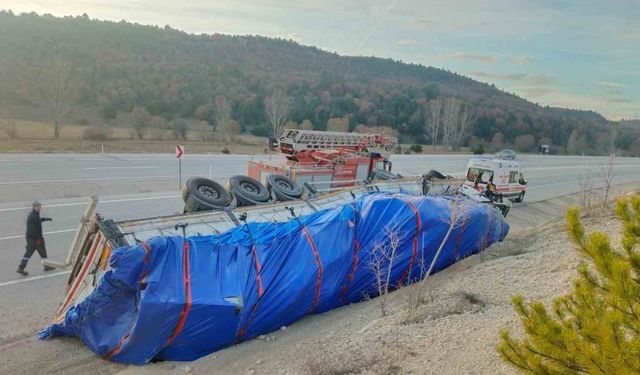 Kütahya’da trafik kazası: 1 yaralı