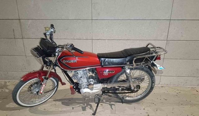 Mardin’de çalınan motosiklet İdil’de bulundu