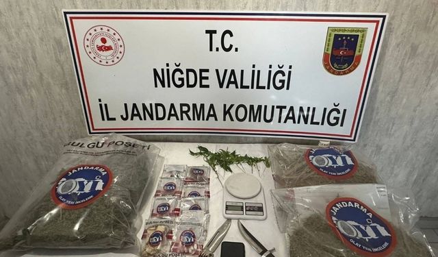 Niğde’de 2 kilo 251 gram uyuşturucu ele geçirildi