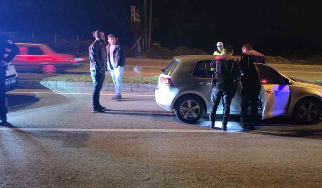Polis kovalamacasıyla yakalanan sürücü alkollü çıktı