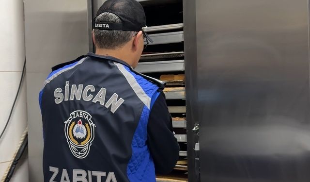 Sincan’da zabıtadan gıda işletmelerine sıkı denetim