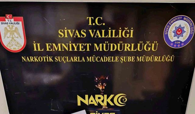 Sivas’ta uyuşturucu operasyonu: 3 kişi tutuklandı