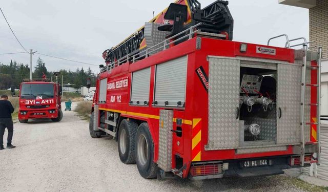 Tavşanlı’da yangın korkuttu