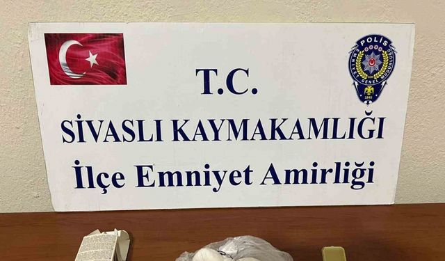 Uşak’ta çok sayıda uyuşturucu madde ele geçirildi