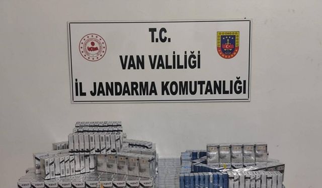 Van’da 2 bin 192 paket kaçak sigara ele geçirildi
