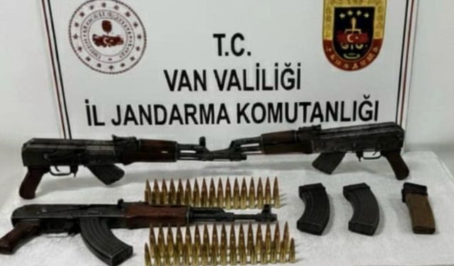 Van’da 3 adet uzun namlulu silah ele geçirildi