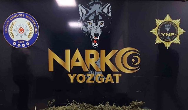 Yozgat’ta 7 kilo esrar ele geçirildi