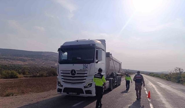Yük taşıyan araçlara sıkı denetim