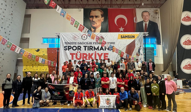 İnegöl Belediyesporlu sporculardan, spor tırmanışta Türkiye dereceleri