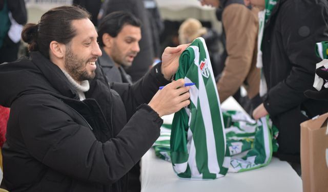 'Yeni Yıl Meydanı'nda Bursaspor coşkusu